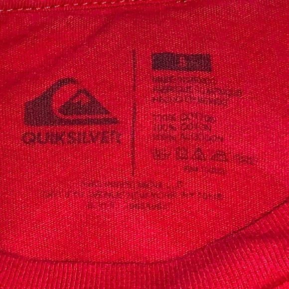* Bundle Special 2/$15 * Quicksilver 100% Cotton Short Sleeve T-shirt - Picture 6 of 6